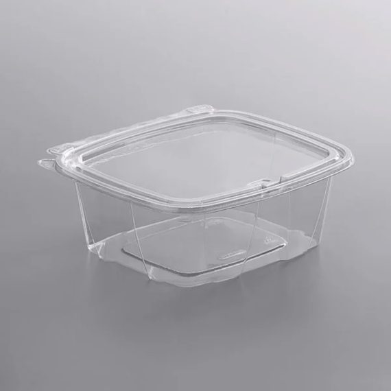 Clear Plastic Tubs with Attached Lid Arndt's Fudgery LLC